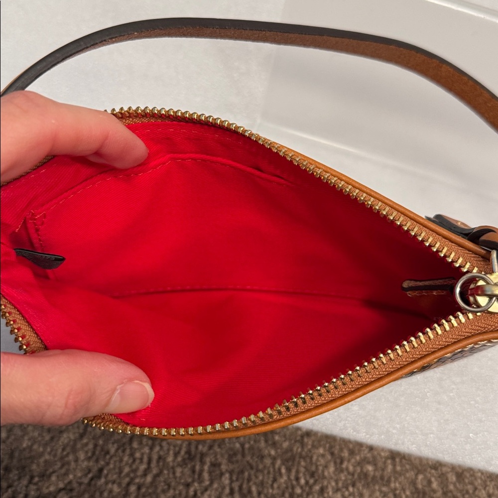 Dooney & Bourke python embossed wristlet wallet N… - image 6